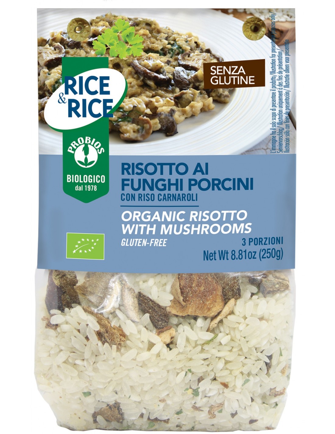 Truffle Carnaroli Risotto by Riso Scotti, 7.4 oz (210 g)