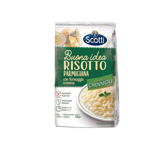 Scotti Risotto Parmigiana Creamy Cheese, With Carnaroli Rice, Ready in 15 min, 7.4 oz | 210g