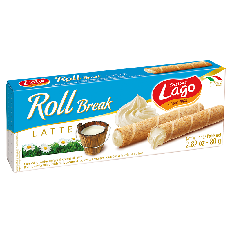Lago Roll Break Milk, 2.82 oz | 80g