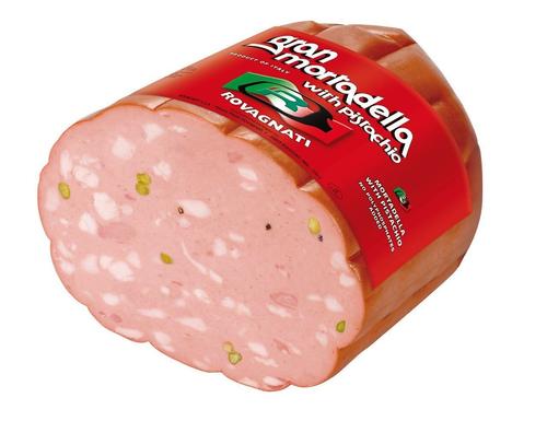 Rovagnati Gran Mortadella Oval with Pistachio, 22 LB