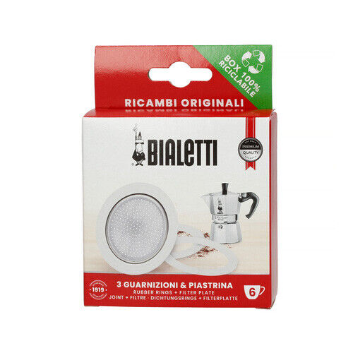 Bialetti Gasket and Filter Plate for 6 cups
