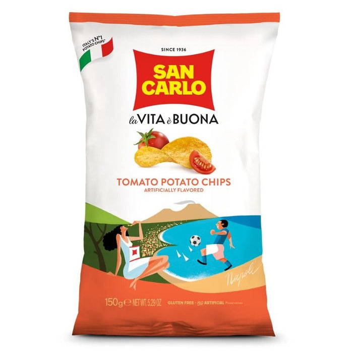 San Carlo Tomato Potato Chips, 5.29 oz | 150g