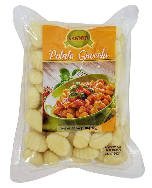 Sanniti Potato Gnocchi, 80% Potato, di Patate, 17.5 oz | 500g
