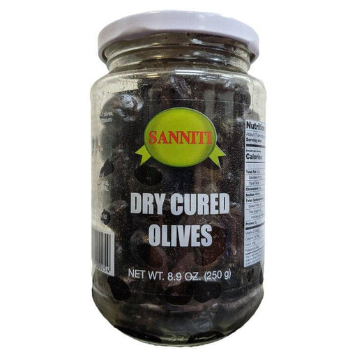 Sanniti Dry Cured Olives, 8.9 oz | 250g