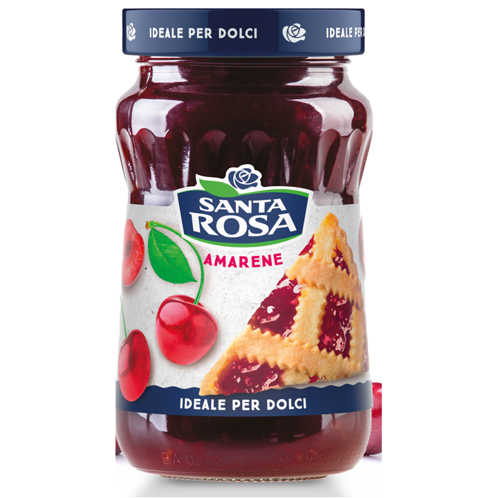 Santa Rosa Amarene Jam (Extra Black Cherry Jam), 21 oz 600g — Piccolo