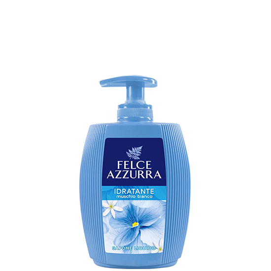 Felce Azzurra Liquid Soap White Musk, Sapone Liquido Muschio Bianco, 10.1 oz | 300 ml