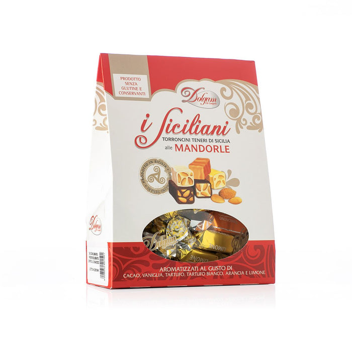 Dolgam Gift Box Torroncini Soft Nougat Assorted Flavors, 8.8 oz | 250g