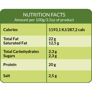 Pinna Ricotta Salata Cheese, Classic Ricotta Montella, Appox, 14 oz 