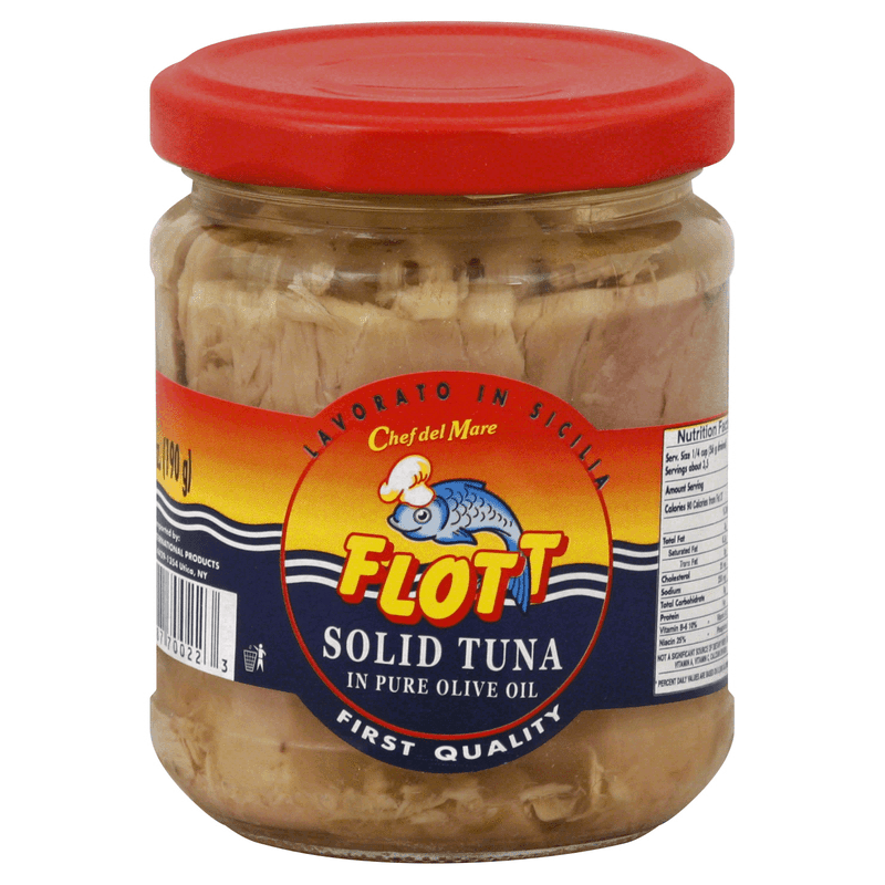Flott Tuna Fillets in olive oil, 6.75 oz | 190g