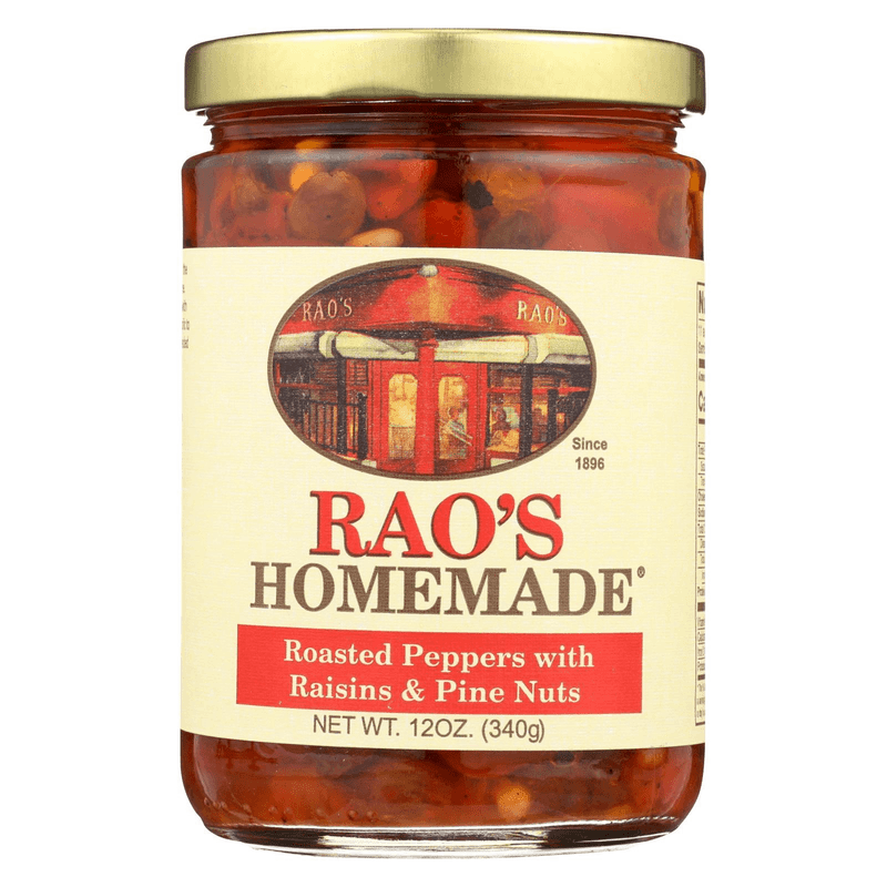Rao's Roasted Peppers with Golden Raisins & Pine Nuts, 12oz