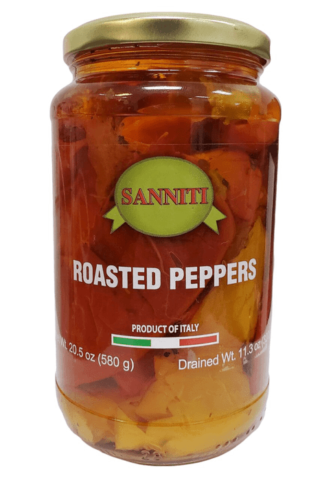 Sanniti Roasted Red Peppers, 20.5 oz Jar