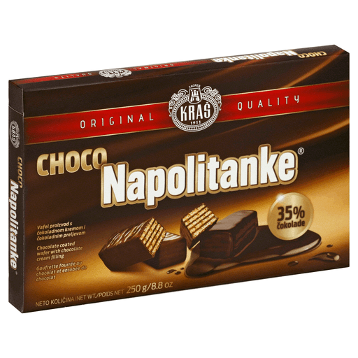 Kras Napolitanke Chocolate Coated Wafers Box 250g