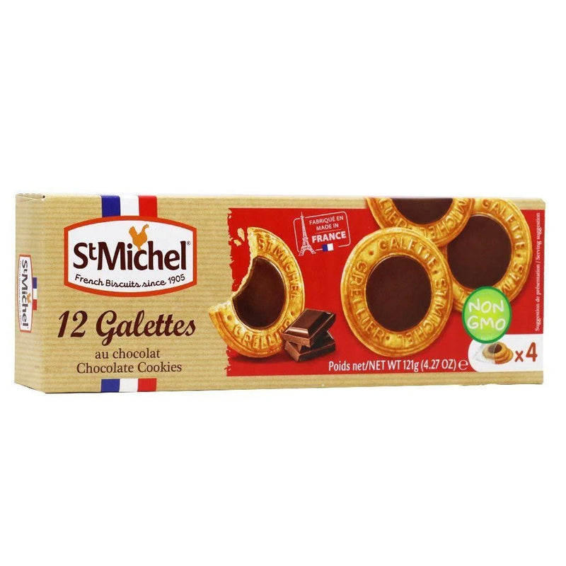 St Michel Galettes with Chocolate, 4.27 oz | 121g