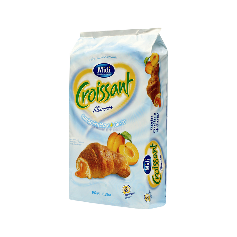 Midi Croissant with Apricot Cream Filling, 6 Pack, 10.56 oz | 300g