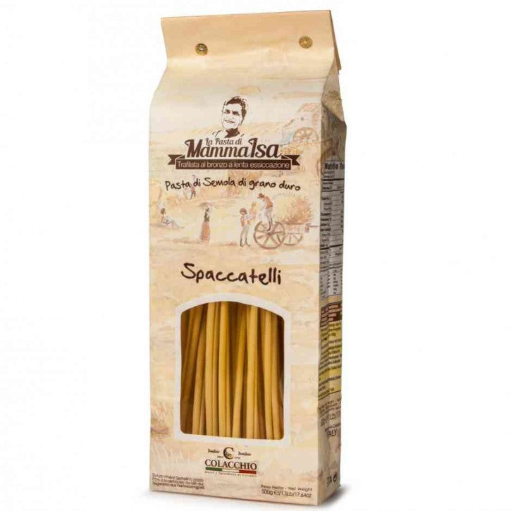 Colacchio Mamma Isa Spaccatelli Pasta, 17.64 oz | 500g — Piccolo's ...