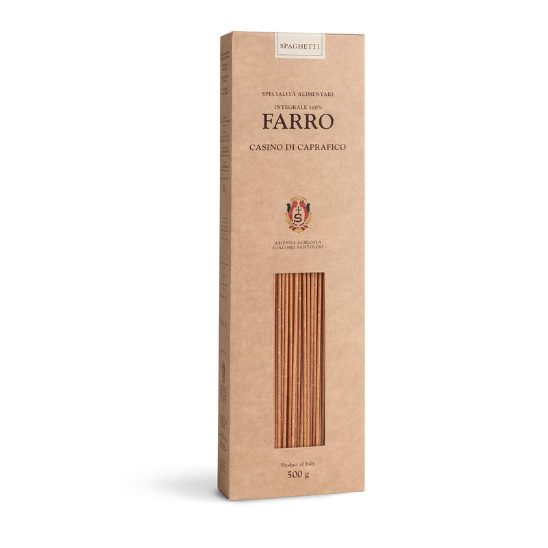 Casino Di Caprafico Farro Pasta Spaghetti, 17.6 oz | 500g