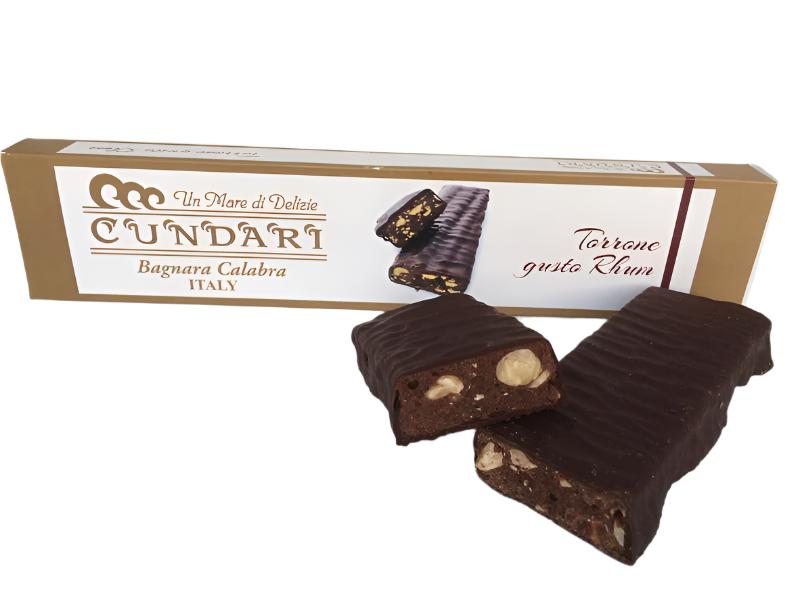 Cundari Nougat Chocolate with Rhum, 7.1 oz | 200g