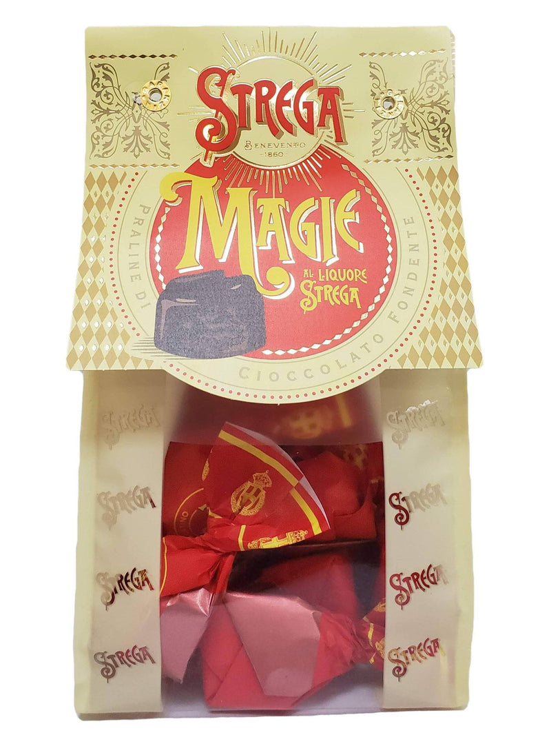 Cream Straga Strega Dark Chocolate Truffles with Liqueur Creme, Magie Strega, 5.29 ...