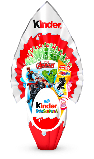 Kinder Gran Sorpresa LUI (Boy) Chocolate Easter Egg, 5.29 oz | 150g
