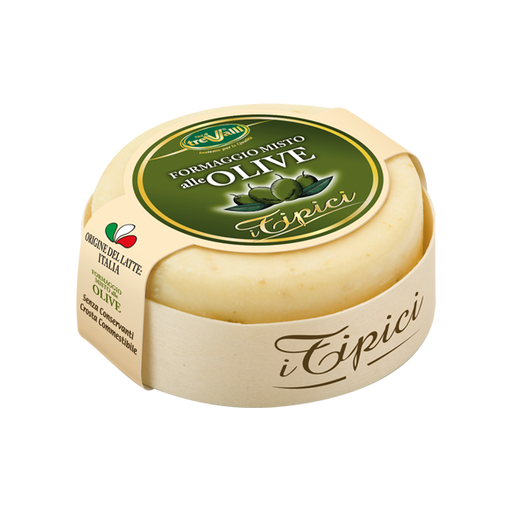 TreValli Cheese with Olives, 6.3 oz | 180g