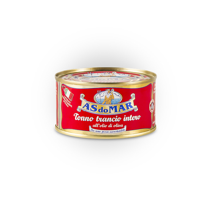 A'S do Mar Solid Light Tuna in Olive Oil, Produced in Italy, 7.05 oz |  2 x 3.52 oz can