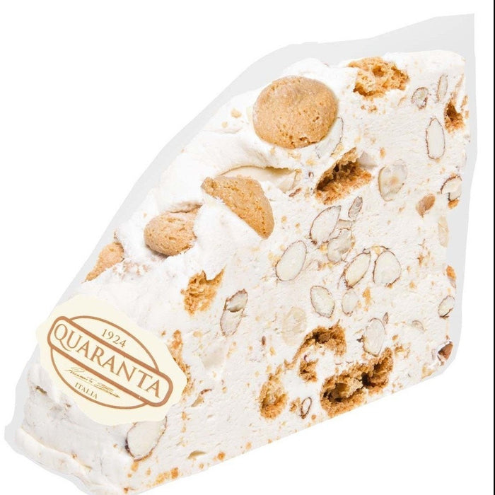 Quaranta Amaretti Biscuits Soft Nougat Cake Slice, 5.82 oz | 165g
