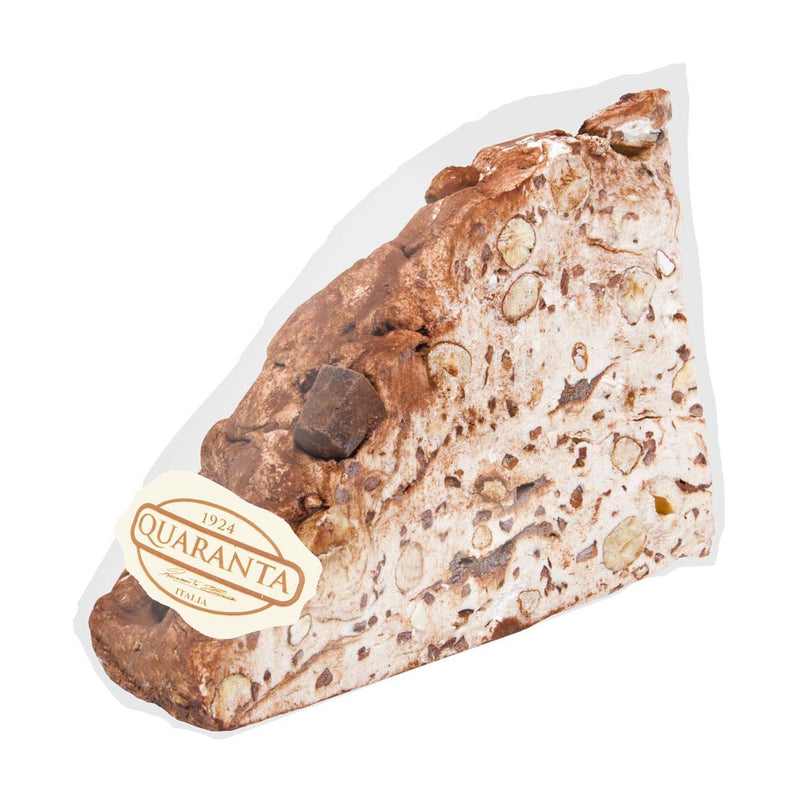 Quaranta Mixed Chocolate Soft Nougat Cake Slice, 5.82 oz | 165g