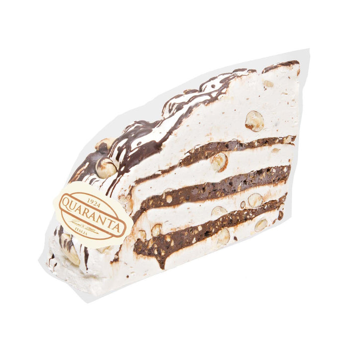 Quaranta Chocolate Cream Filling Soft Nougat Cake Slice, 5.82 oz | 165g