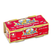 A'S do Mar Solid Light Tuna in Olive Oil, Produced in Italy, 7.05 oz |  2 x 3.52 oz can