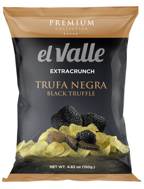 El Valle Black Truffle Potato Chips, 5.2 oz | 150g