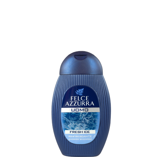 Felce Azzurra Uomo Shampoo & Shower, Fresh Ice, 13.53 oz | 400 ml