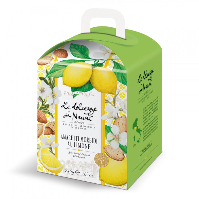 Le Dolcezze di Nanni Soft Almond Amaretti With Lemon, 8.5 oz | 240g