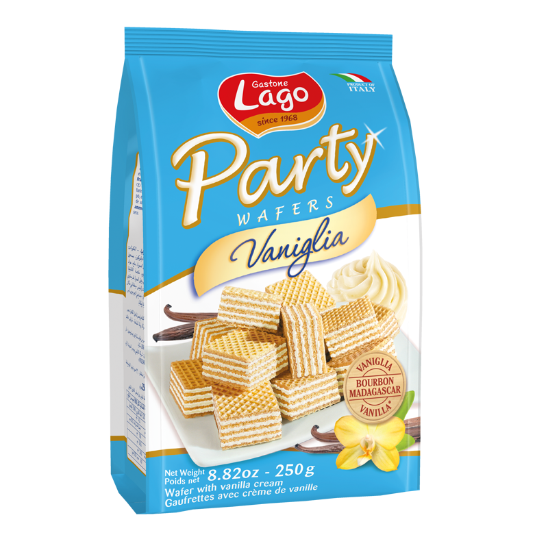Lago Party Wafers Vaniglia, 8.82 oz | 250g
