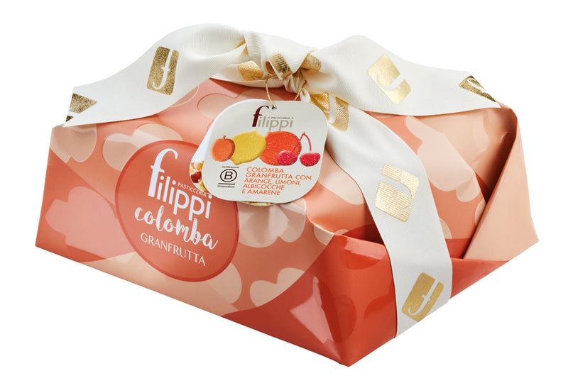 Filippi Colomba GranFrutta, Orange Lemon Apricot and Cherries, 35.27 oz | 1kg
